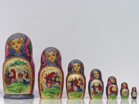 Matrioska Collezione 11 Nesting Doll Collection 11