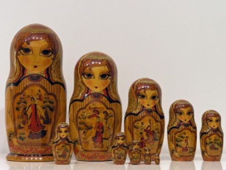 Matrioska Collezione 12 Nesting Doll Collection 12