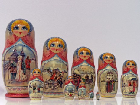 Matrioska Collezione 2 Nesting Doll Collection 2