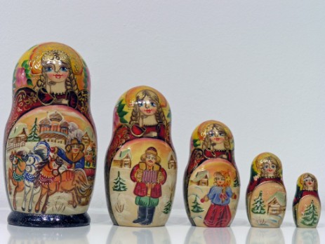 Matrioska Collezione 24 Nesting Doll Collection 24