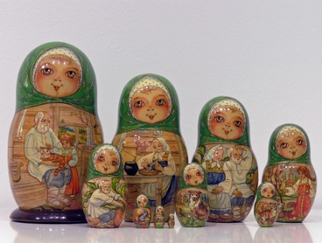 Matrioska Collezione 28 Nesting Doll Collection 28