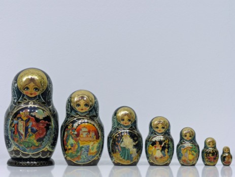 Matrioska Collezione 40 Nesting Doll Collection 40