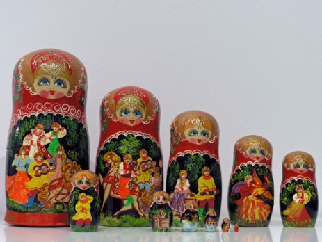 Matrioska Collezione 42 Nesting Doll Collection 42
