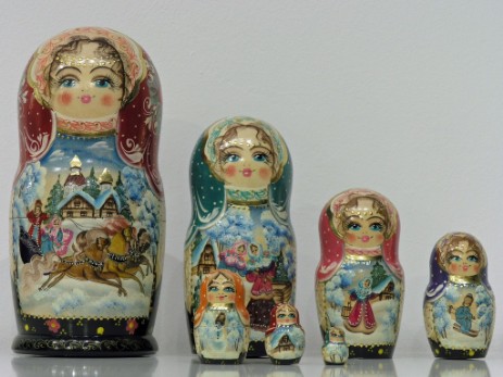 Matrioska Collezione 52 Nesting Doll Collection 52