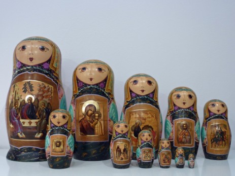 Matrioska Collezione 60 Nesting Doll Collection 60