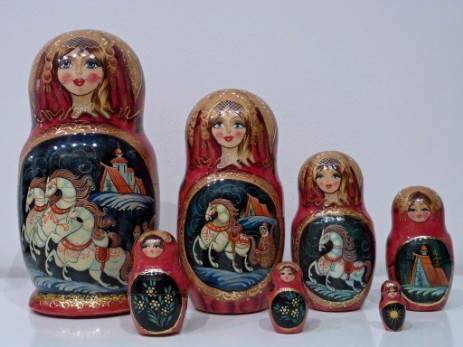 Matrioska Collezione 66 Nesting Doll Collection 66