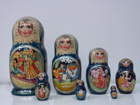 Matrioska Collezione 68 Nesting Doll Collection 68