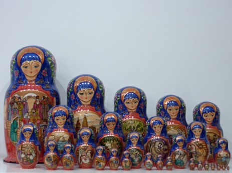 Matrioska Collezione 69 Nesting Doll Collection 69