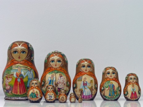 Matrioska Collezione 7  Nesting Doll Collection 7