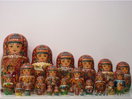 Matrioska Collezione 74 Nesting Doll Collection 74