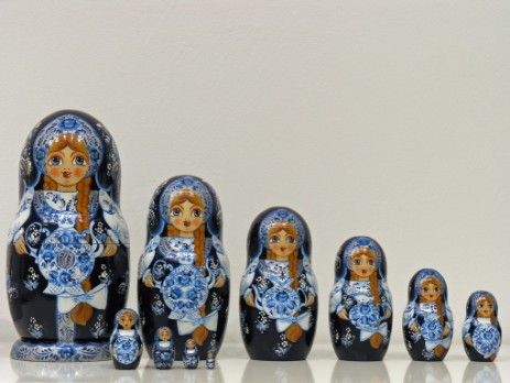 Matrioska Collezione 8 Nesting Doll Collection 8