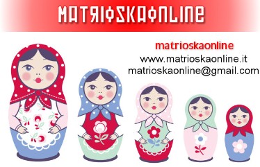 Matrioska Biglietto Visita Nesting Doll Visit Card