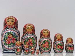 Matrioska Collezione 25 Nesting Doll Collection 25